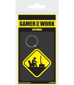 Gamer At Work Caution Sign