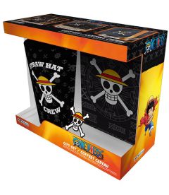 One Piece - Skull (Bicchiere, Spilla, Notebook A6)