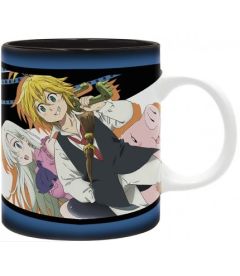 Tazza The Seven Deadly Sins - Meliodas, Elizabeth & Hawk