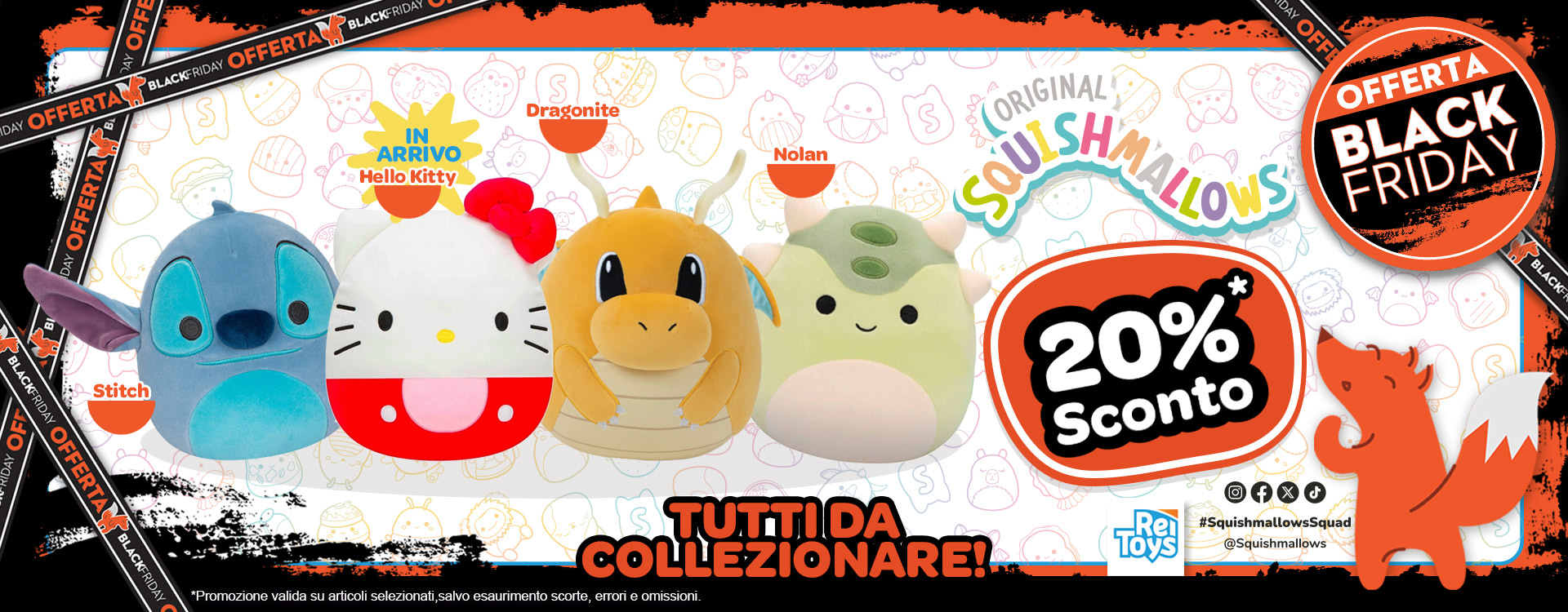 Promo Black Friday - Squishmallows!