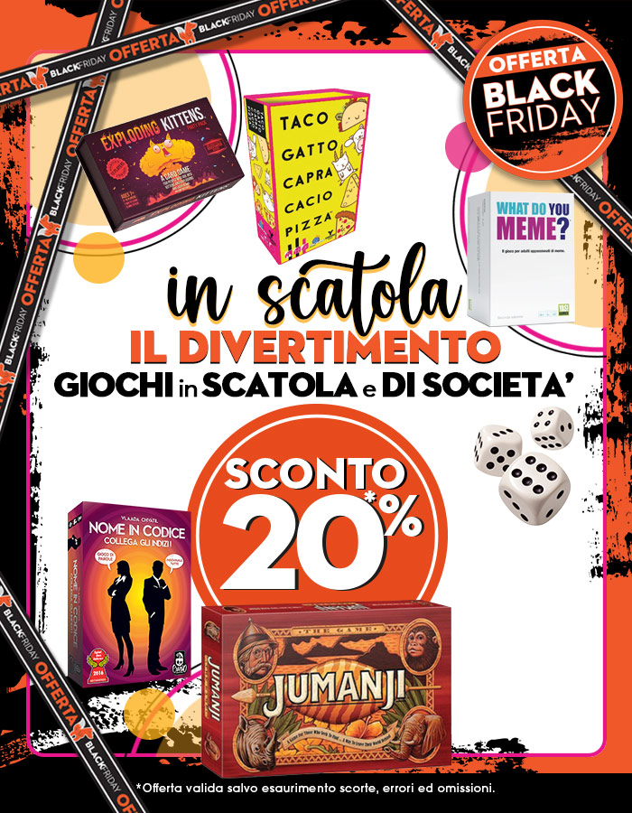 Scopri tantissimi Giochi in Scatola in promo Black Friday!