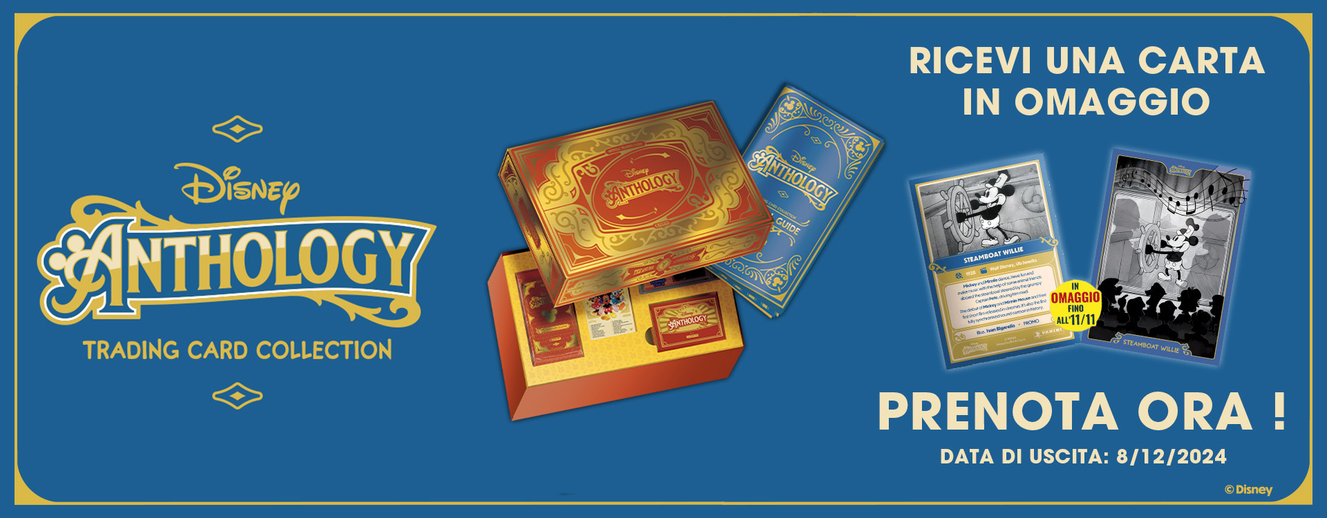 Prenota ora Disney Anthology Trading Card Collection!