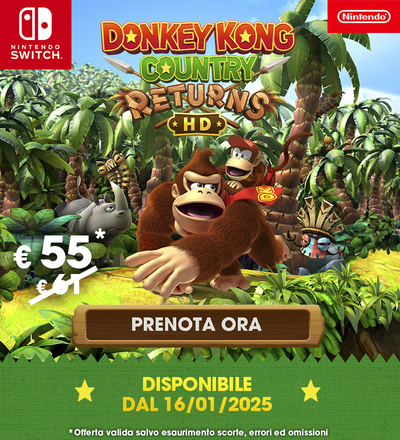 Prenota ora Donkey Kong Country Returns!