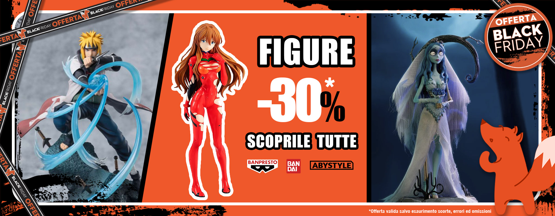 Scopri le promo Black Friday su tantissime Action Figure!