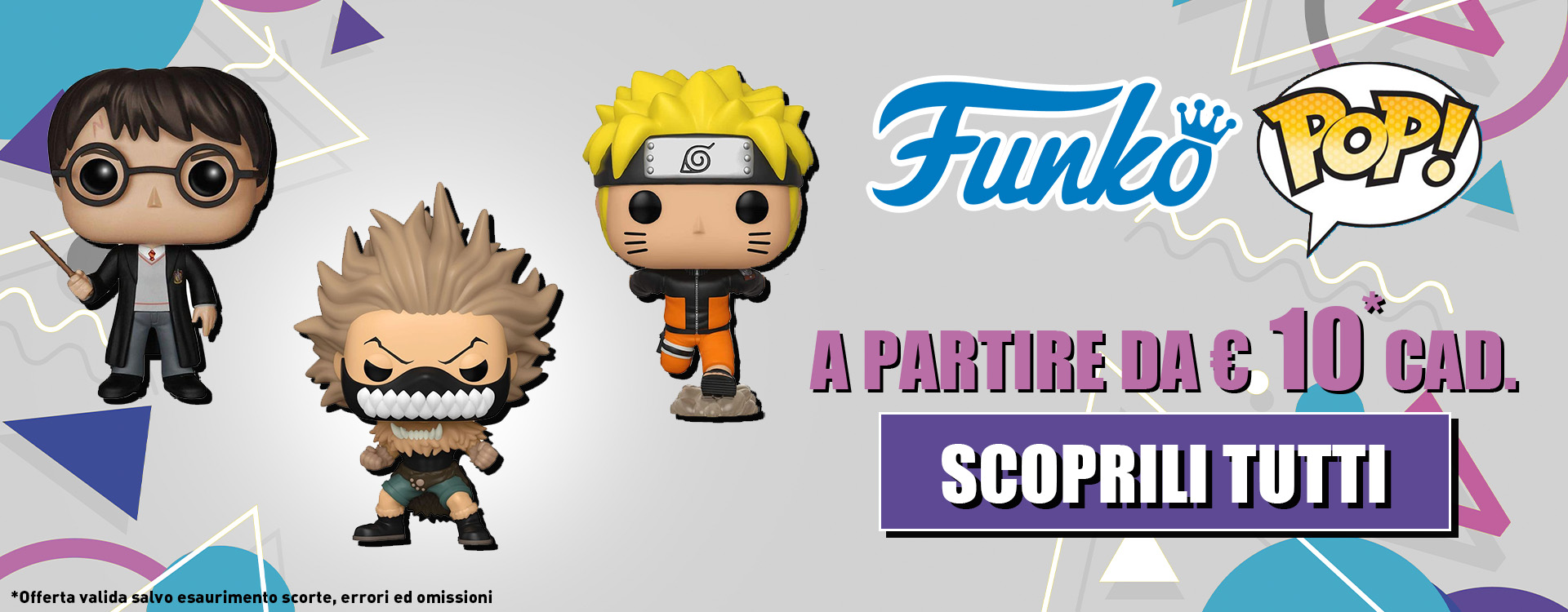 Acquista ora tantissimi Funko a soli €10!