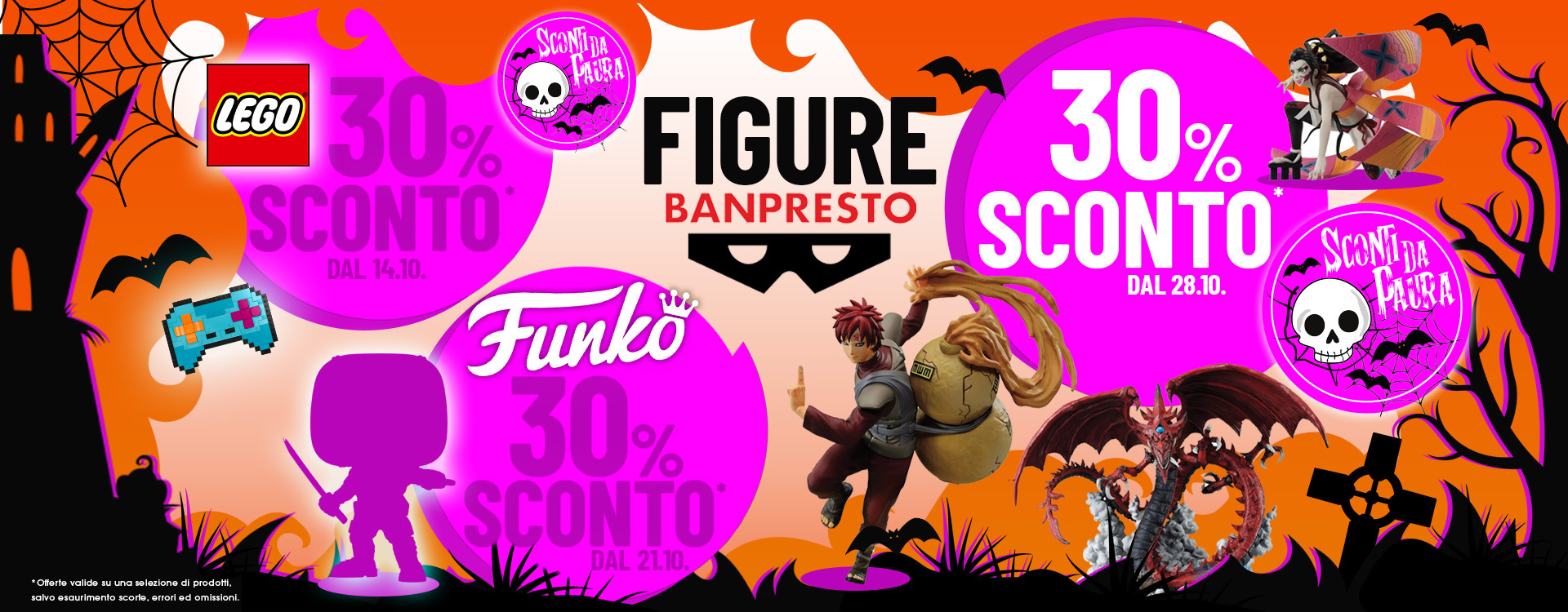 Sconti da Paura - Figure Banpresto!